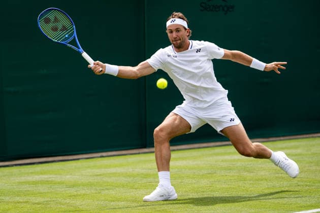 260629 Casper Ruud of Norway during day 1 of the Wimbledon on June 29, 2026 in London. Photo: Jesper Zerman BILDBYRAN kod JZ JZ0743 tennis wimbledon 1 bbeng *** 260629 Casper Ruud of Norway on Day 1 of Wimbledon on June 29, 2026, in London. Photo by Jesper Zerman, BILDBYRAN, code JZ JZ0743, tennis, Wimbledon, 1 bbeng  Copyright: JESPERxZERMAN BB260629JZ003