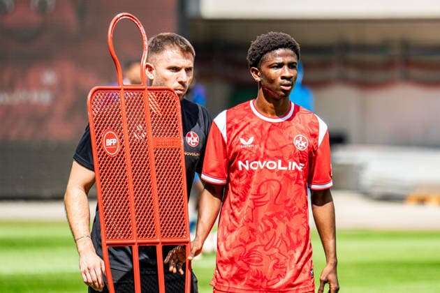29.06.2026, xdaymx, Fussball 2.Bundesliga, 1.FC Kaiserslautern - Trainingsauftakt Saison 2026 27, vl. Max Lieberknecht und Neuzugang Ibrahim, KanatÃ (DFL DFB REGULATIONS PROHIBIT ANY USE OF PHOTOGRAPHS as IMAGE SEQUENCES and or QUASI-VIDEO) Kaiserslautern *** June 29, 2026, xdaymx, Soccer 2. Bundesliga, 1 FC Kaiserslautern Kicks Off Training for the 2026–27 Season, featuring Max Lieberknecht and new signing Ibrahim Kanat, DFL DFB REGULATIONS PROHIBIT ANY USE OF PHOTOGRAPHS AS IMAGE SEQUENCES AND OR QUASI-VIDEO Kaiserslautern