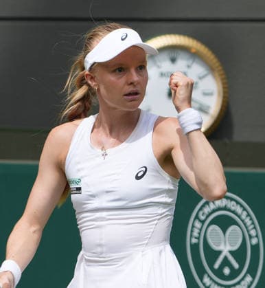 Tennis - 2026 Wimbledon Championships - Day One (Week One) - All England Lawn Tennis & Croquet Club, London - Monday 29th June 2026 Women™s Singles, First Round: Jelena Ostapenko (LAT) vs. Harriet Dart (GBR) Harriet Dart (GBR) COLORSPORT ANDREW COWIE 