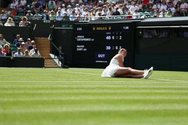 Jelena Ostapenko during her first round match Wimbledon Tennis Championships, Day 1, The All England Lawn Tennis and Croquet Club, London, UK - 29 Jun 2026London The All England Lawn Tennis and United Kingdom  Copyright: xKieranxMcManus Shutterstockx 16964107cf