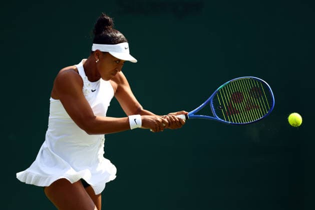 Naomi Osaka during her first round match Wimbledon Tennis Championships, Day 1, The All England Lawn Tennis and Croquet Club, London, UK - 29 Jun 2026London The All England Lawn Tennis and United Kingdom  Copyright: xJamesxMarsh Shutterstockx 16964101dg
