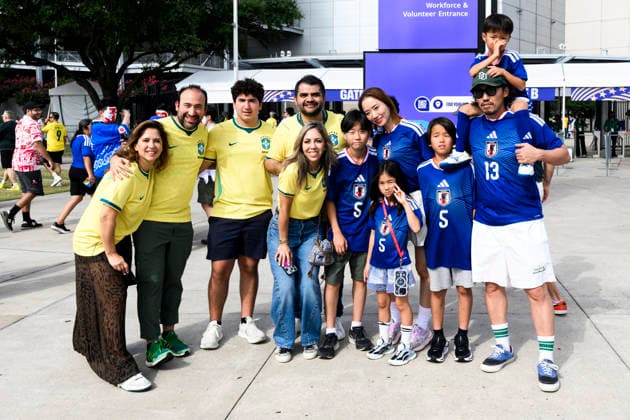 Football, 2026 FIFA World Cup, Brazil v Japan, fans in Houston