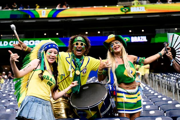 260629 Fans of Brazil inside Houston Stadium ahead of the FIFA World Cup, WM, Weltmeisterschaft, Fussball 2026 round of 32 football match between Brazil and Japan on June 29, 2026 in Houston. Photo: Ludvig Thunman BILDBYRAN kod LT LT0809 fotboll football soccer fotball vm fotbolls-vm fotball-vm fotbolls-vm 2026 fifa world cup 2026 sextondelsfinal round of 32 day 19 bbeng publik fans supporters *** June 29, 2026: Brazil fans inside Houston Stadium ahead of the FIFA World Cup 2026 Round of 32 soccer match between Brazil and Japan on June 29, 2026 in Houston. Photo by Ludvig Thunman, BILDBYRAN. Code: LT LT0809. soccer, football, World Cup, 2026 FIFA World Cup, Round of 32, Day 19 BBENG audience fans supporters  Copyright: LUDVIGxTHUNMAN BB260629LT006