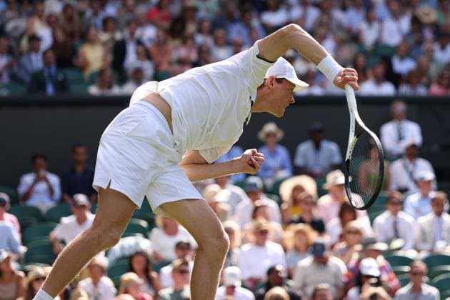 Jannik Sinner during his first round match Wimbledon Tennis Championships, Day 1, The All England Lawn Tennis and Croquet Club, London, UK - 29 Jun 2026London The All England Lawn Tennis and United Kingdom  Copyright: xEllaxLing Shutterstockx 16964106ar