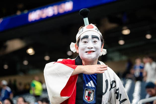 June 29, 2026: Japan fans before the FIFA World Cup, WM, Weltmeisterschaft, Fussball 2026 soccer match between Brazil and Japan at Houston Stadium in Houston, Texas, on Monday, June 29, 2026. - ZUMAp213 20260629_znp_p213_003 Copyright: xLynnxPenningtonx