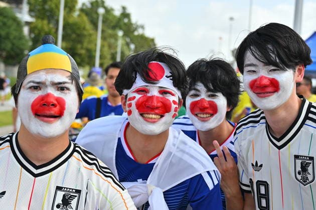 FIFA World Cup, WM, Weltmeisterschaft, Fussball 2026 - Round of 32 - Brazil vs Japan Supporters of Japan arrive to the stadium before the FIFA World Cup 2026 Round of 32 match Brazil against Japan, in Houston, USA, 29 June 2026. HOUSTON United States  Copyright: xSAMxWASSONx