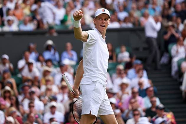 Jannik Sinner during his first round match Wimbledon Tennis Championships, Day 1, The All England Lawn Tennis and Croquet Club, London, UK - 29 Jun 2026London The All England Lawn Tennis and United Kingdom  Copyright: xEllaxLing Shutterstockx 16964106ct