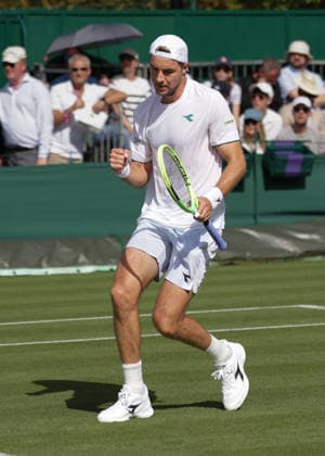 Jan-Lennard Struff (GER) macht die Faust und jubelt,Jubel, Eomtion Herren Einzel, Men s Singles Tennis - Wimbledon 2026 - Grand Slam ITF ATP, Tennis Herren WTA, Tennis Damen - AELTC - London - - Great Britain - 29 June 2026. *** Jan Lennard Struff (GER) pumps his fist and celebrates; celebration, excitement; Men s Singles, Tennis, Wimbledon 2026 Grand Slam, ITF, ATP, WTA, AELTC, London, Great Britain, June 29, 2026 Copyright: xJuergenxHasenkopfx