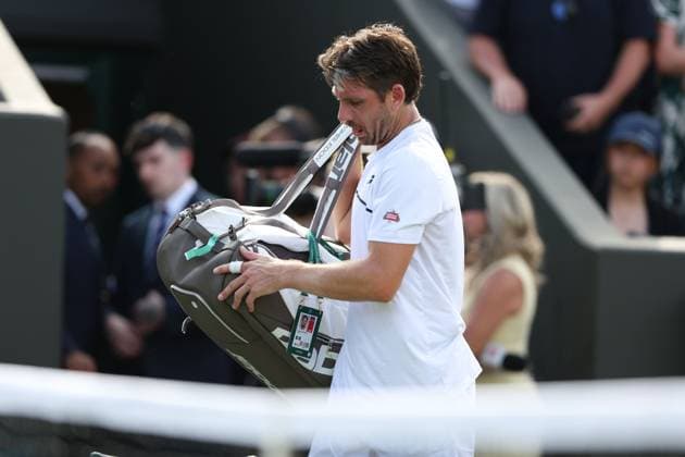 Cameron Norrie loses his first round match Wimbledon Tennis Championships, Day 1, The All England Lawn Tennis and Croquet Club, London, UK - 29 Jun 2026London The All England Lawn Tennis and United Kingdom  Copyright: xKieranxMcManus Shutterstockx 16964107dl