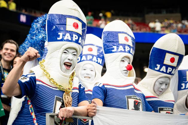 June 29, 2026: Japan fans before the FIFA World Cup, WM, Weltmeisterschaft, Fussball 2026 soccer match between Brazil and Japan at Houston Stadium in Houston, Texas, on Monday, June 29, 2026. - ZUMAp213 20260629_znp_p213_009 Copyright: xLynnxPenningtonx