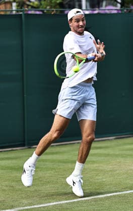 Jan-Lennard Struff, GER , during first round of 2026 All England Lawn Tennis Championships at Wimbledon, mens singles, London, 29 06 2026; - *** Jan Lennard Struff, GER, during the first round of the 2026 All England Lawn Tennis Championships at Wimbledon, men s singles, London, June 29, 2026 
