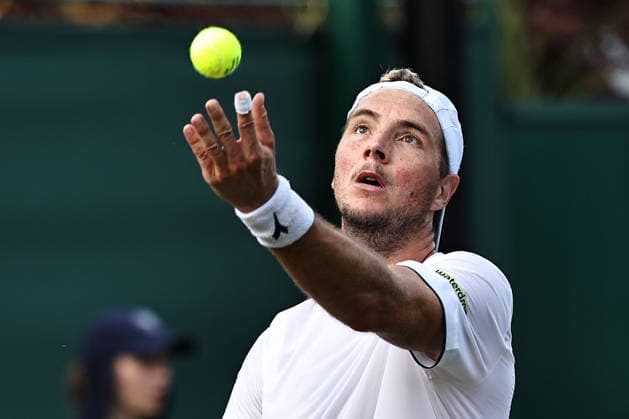 Jan-Lennard Struff, GER , during first round of 2026 All England Lawn Tennis Championships at Wimbledon, mens singles, London, 29 06 2026; - *** Jan Lennard Struff, GER, during the first round of the 2026 All England Lawn Tennis Championships at Wimbledon, men s singles, London, June 29, 2026 