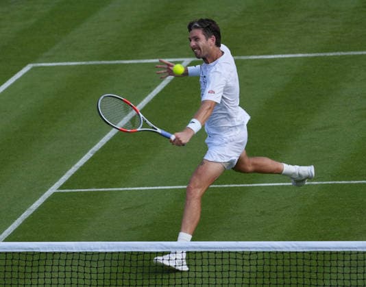 Tennis - 2026 Wimbledon Championships - Day One (Week One) - All England Lawn Tennis & Croquet Club, London - Monday 29th June 2026 Men™s Singles, First Round: Michael Zheng (USA) vs. Cameron Norrie (GBR) Cameron Norrie COLORSPORT ANDREW COWIE 