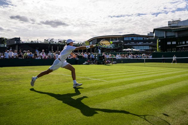 260629 Adam Walton of Australia competes in a first round men s singles match during day 1 of Wimbledon on June 29, 2026 in London. Photo: Jesper Zerman BILDBYRAN kod JZ JZ0743 tennis wimbledon 1 bbeng *** 260629 Adam Walton of Australia competes in a first-round men s singles match during Day 1 of Wimbledon on June 29, 2026, in London. Photo: Jesper Zerman, BILDBYRAN, code JZ JZ0743, tennis, wimbledon, 1 bbeng  Copyright: JESPERxZERMAN BB260629JZ021
