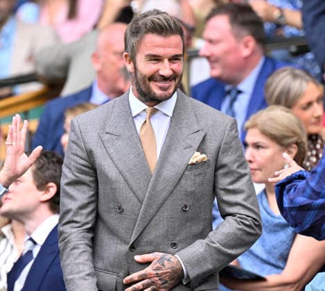 The Championships Wimbledon 2026 The Championships Wimbledon 2026 Day 1 29 06 2026 Sir David Beckham watches Jannik Sinner (ITA) win five setter from the Royal Box on centre court Photo:- Roger Parker International Sports Fotos Ltd London UK Copyright: xx