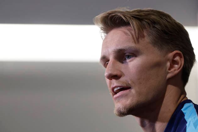 Norway national team, Nationalteam midfielder Martin Odegaard during the press conference, PK, Pressekonferenz at Southern Methodist University in Dallas, United States, 29 June 2026. Norway national team press conference !ACHTUNG: NUR REDAKTIONELLE NUTZUNG!  Copyright: xMariscalx GRAF7757 20260629-55020747123_1