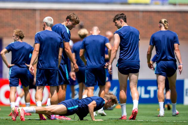 World Cup 2026 Dallas, Texas , USA 20260629. Martin odegaard during a training session with the Norwegian men s national football team at (SMU) Southern Methodist University in Dallas. Photo: Fredrik Varfjell NTB Dallas, Texas United States EDITORIAL USE ONLY. RESTRICTED USE FOR BETTING COMPANIES Ref:_SPOVs8MJUSm6zE.jpg *** 2026 World Cup, Dallas, Texas, USA, June 29, 2026: Martin Ødegaard during a training session with the Norwegian men’s national soccer team at SMU (Southern Methodist University) in Dallas. Photo by Fredrik Varfjell, NTB. Dallas, Texas, United States. EDITORIAL USE ONLY. RESTRICTED USE FOR BETTING COMPANIES.  Copyright: xFredrikxVarfjellx xNTBx