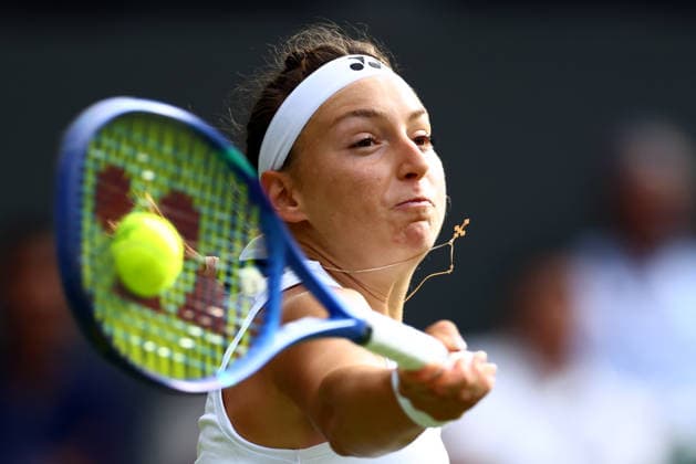Teodora Kostovic during her first round match Wimbledon Tennis Championships, Day 1, The All England Lawn Tennis and Croquet Club, London, UK - 29 Jun 2026London The All England Lawn Tennis and United Kingdom  Copyright: xJamesxMarsh Shutterstockx 16964101fo