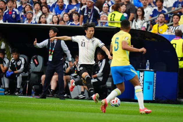 Brazil v Japan - FIFA World Cup, WM, Weltmeisterschaft, Fussball 2026 - Round of 32 HOUSTON, USA - JUNE 29: Hiroki Ito of Japan in action during the FIFA World Cup 2026 Round of 32 match between Brazil and Japan at Houston Stadium (NRG Stadium) on June 29, 2026 in Houston, Texas. Hakan Akgun Anadolu Texas United States. Editorial use only. Please get in touch for any other usage.  Copyright: x2026xAnadoluxHakanxAkgunx