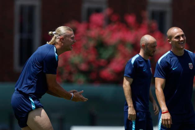 Norway national team, Nationalteam striker Erling Haaland during a training session at Southern Methodist University in Dallas, United States, 29 June 2026. Norway national team press conference, PK, Pressekonferenz !ACHTUNG: NUR REDAKTIONELLE NUTZUNG!  Copyright: xMariscalx GRAF7785 20260629-55020747531_1