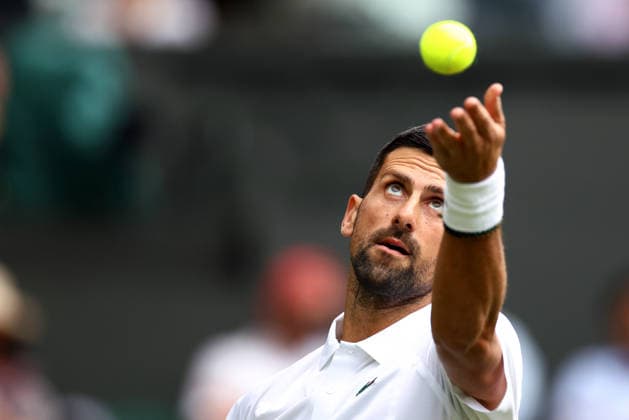 Novak Djokovic during his first round match Wimbledon Tennis Championships, Day 1, The All England Lawn Tennis and Croquet Club, London, UK - 29 Jun 2026London The All England Lawn Tennis and United Kingdom  Copyright: xJamesxMarsh Shutterstockx 16964101gs