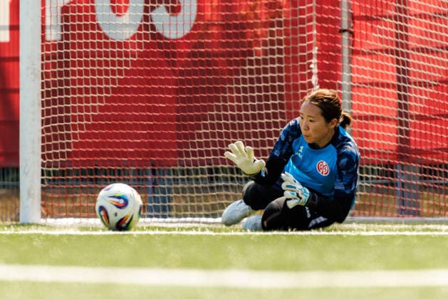 1. FSV Mainz 05 Frauen, Auftakttraining, 29.06.2026 Mamiko Matsumoto (1. FSV Mainz 05 Frauen, 1) Auftakttraining der Frauen des 1. FSV Mainz 05 zur Saison 2026 27 der 1. Frauen Fussball Bundesliga, Trainingsgelände auf dem Wolfgang Frank Campus, Mainz, 29.06.2026 DFL DFB regulations prohibit any use of photographs as image sequences and or quasi-video. *** 1 FSV Mainz 05 Women, First Training Session, June 29, 2026, Mamiko Matsumoto 1 FSV Mainz 05 Women, 1 First training session of the 1 FSV Mainz 05 Women’s team for the 2026–27 season of the Women’s Bundesliga, training grounds at the Wolfgang Frank Campus, Mainz, June 29, 2026 DFL DFB regulations prohibit any use of photographs as image sequences and or quasi-video Copyright: xBEAUTIFULxSPORTS Hahnex