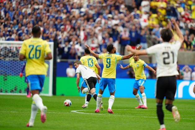 Brazil v Japan - FIFA World Cup, WM, Weltmeisterschaft, Fussball 2026 - Round of 32 HOUSTON, USA - JUNE 29: Daizen Maeda (11) of Japan in action during the FIFA World Cup 2026 Round of 32 match between Brazil and Japan at Houston Stadium (NRG Stadium) on June 29, 2026 in Houston, Texas. Hakan Akgun Anadolu Texas United States. Editorial use only. Please get in touch for any other usage.  Copyright: x2026xAnadoluxHakanxAkgunx