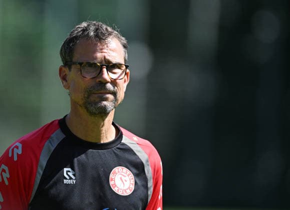 29.06.2026, xophax, Fussball , 3.Liga, Saison 2026 2027. Fortuna Köln , Trainingsauftakt für die neue Saison in der dritten Liga. Trainer Matthias Mink ( SC Fortuna Köln ) Koeln *** June 29, 2026, xophax, Soccer, 3rd Division, 2026–2027 Season, Fortuna Köln, Training kicks off for the new season in the 3rd Division; Coach Matthias Mink, SC Fortuna Köln, Cologne