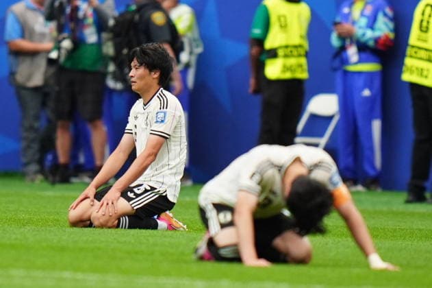Brazil v Japan - FIFA World Cup, WM, Weltmeisterschaft, Fussball 2026 - Round of 32 HOUSTON, USA - JUNE 29: Players of Japan react after the FIFA World Cup 2026 Round of 32 match between Brazil and Japan at Houston Stadium (NRG Stadium) on June 29, 2026 in Houston, Texas. Hakan Akgun Anadolu Texas United States. Editorial use only. Please get in touch for any other usage.  Copyright: x2026xAnadoluxHakanxAkgunx