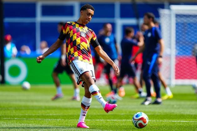 Jamal Musiala of Germany warms up Germany v Paraguay, 2026 FIFA World Cup, WM, Weltmeisterschaft, Fussball Round of 32, Football, Boston Stadium, Foxborough, Massachusetts, USA - 29 Jun 2026Foxborough Boston Stadium Massachusetts (MA) United States of America  Copyright: xJavierxGarcia Shutterstockx 16969211d