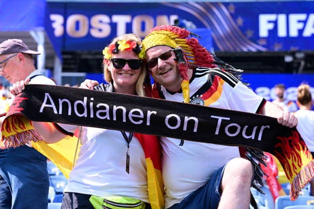 Germany v Paraguay - FIFA World Cup, WM, Weltmeisterschaft, Fussball 2026 - Round of 32 FOXBOROUGH, USA - JUNE 29: Fans gather prior the 2026 FIFA World Cup Round of 32 match between Germany and Paraguay at Boston Stadium (Gillette Stadium) in Foxborough, Massachusetts, United States on June 29, 2026. Abdulhamid Hosbas Anadolu Massachusetts United States. Editorial use only. Please get in touch for any other usage.  Copyright: x2026xAnadoluxAbdulhamidxHosbasx