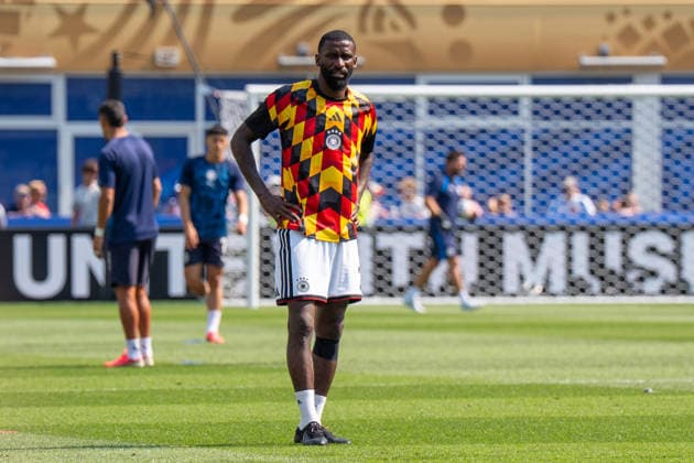 Antonio Ruediger (Germany, 2) FIFA World Cup, WM, Weltmeisterschaft, Fussball 2026: Deutschland v Paraguay 29 June 2026, FIFA World Cup 2026: Germany v Paraguay (Round of 32) at Boston Stadium in Foxborough, Massachusetts, USA *** Antonio Rüdiger, Germany; 2026 FIFA World Cup: Germany vs. Paraguay, June 29, 2026; 2026 FIFA World Cup: Germany vs. Paraguay, Round of 32 at Boston Stadium in Foxborough, Massachusetts, USA Copyright: HMBxMedia xMarcoxBader