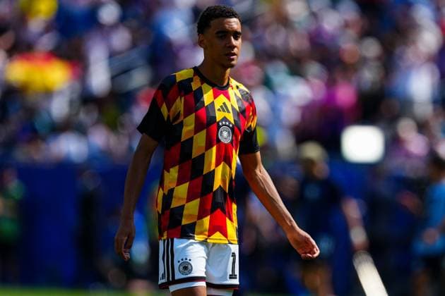 Jamal Musiala of Germany warms up Germany v Paraguay, 2026 FIFA World Cup, WM, Weltmeisterschaft, Fussball Round of 32, Football, Boston Stadium, Foxborough, Massachusetts, USA - 29 Jun 2026Foxborough Boston Stadium Massachusetts (MA) United States of America  Copyright: xJavierxGarcia Shutterstockx 16969211m
