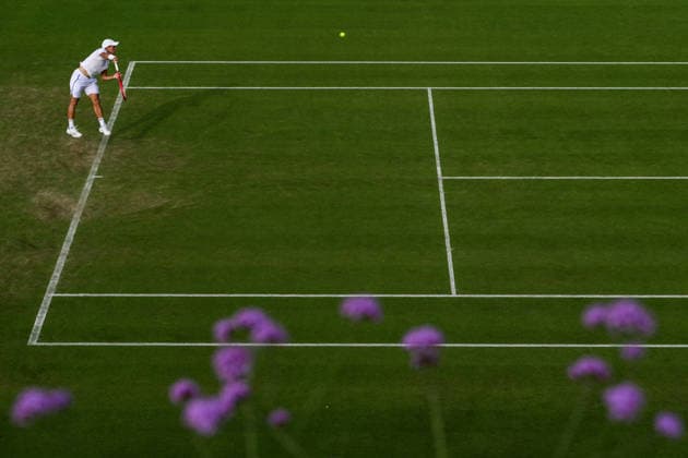 260629 Sebastian Baez of Argentina competes in a first round men s singles match during day 1 of Wimbledon on June 29, 2026 in London. Photo: Jesper Zerman BILDBYRAN kod JZ JZ0743 tennis wimbledon 1 bbeng *** 260629 Sebastian Baez of Argentina competes in a first-round men s singles match during Day 1 of Wimbledon on June 29, 2026, in London. Photo: Jesper Zerman, BILDBYRAN, code JZ JZ0743, tennis, wimbledon, 1 bbeng  Copyright: JESPERxZERMAN BB260629JZ062