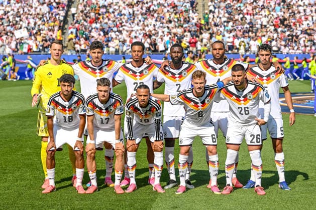 Players are seen Germany during the FIFA World Cup, WM, Weltmeisterschaft, Fussball 2026 Round Of 32 match between Germany and Paraguay at Boston Stadium on June 29, 2026 in Foxborough, United States. (Photo by Harry Langer DeFodi Images) - *** Players are seen in Germany during the 2026 FIFA World Cup Round of 32 match between Germany and Paraguay at Boston Stadium on June 29, 2026, in Foxborough, United States. Photo by Harry Langer, DeFodi Images
