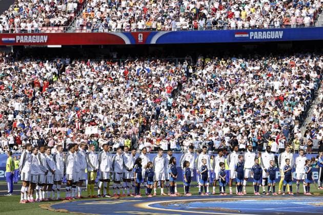 FOXBOROUGH - Germany s lineup for the 2026 FIFA World Cup, WM, Weltmeisterschaft, Fussball Round of 32 match between Germany and Paraguay at Boston Stadium on June 29, 2026, in Foxborough, United States. MAURICE VAN STEEN ANP FIFA World Cup 2026 - round of 32 2026 xVIxANPxSportx xMauricexvanxSteenxIVx 562399741 originalFilename: 562399741.jpg