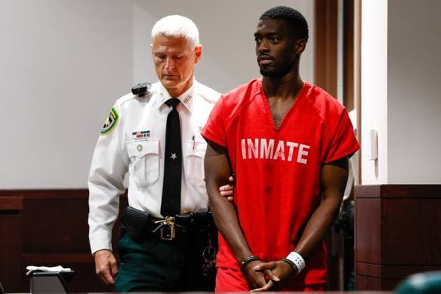 June 29, 2026, Tampa, Florida, USA: Terrion Arnold, a Detroit Lions cornerback, is brought out by a Hillsborough County officer before his pretrial detention hearing inside courtroom 1 of the Hillsborough County Courthouse on Monday, June 29, 2026, in Tampa. Tampa USA - ZUMAs70_ 0860331536st Copyright: xJeffereexWoox