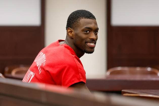 June 29, 2026, Tampa, Florida, USA: Terrion Arnold, a Detroit Lions cornerback, takes his seat before his pretrial detention hearing inside courtroom 1 of the Hillsborough County Courthouse on Monday, June 29, 2026, in Tampa. Tampa USA - ZUMAs70_ 0860331541st Copyright: xJeffereexWoox