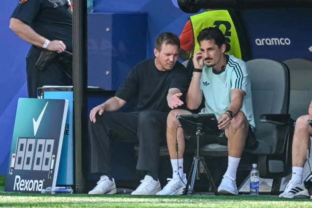 coach Julian Nagelsmann (Germany) gestures during the FIFA World Cup, WM, Weltmeisterschaft, Fussball 2026 Round Of 32 match between Germany and Paraguay at Boston Stadium on June 29, 2026 in Foxborough, United States. (Photo by Harry Langer DeFodi Images) - *** Coach Julian Nagelsmann of Germany gestures during the 2026 FIFA World Cup Round of 32 match between Germany and Paraguay at Boston Stadium on June 29, 2026, in Foxborough, United States. Photo by Harry Langer, DeFodi Images