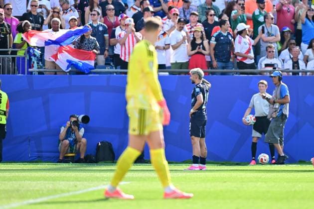 Boston Stadium, Boston (MA), June 29, 2026 - SPORTS WORLD CUP: GERMANY vs. PARAGUAY - GOAL by Paraguayan player Julio Encido - Match between GERMANY and PARAGUAY, valid for the second phase of the 2026 FIFA World Cup, WM, Weltmeisterschaft, Fussball held at Boston Stadium, Boston, on the afternoon of Monday, June 29 (Photo: Eduardo Carmim Photo Premium SPP) 30930 (Eduardo Carmim SPP)  Copyright: xEduardoxCarmimx xSPPx spp-en-EdCa-eduardo_carmim_photo_premium_492075