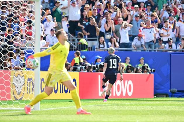 Boston Stadium, Boston (MA), June 29, 2026 - SPORTS WORLD CUP: GERMANY vs. PARAGUAY - GOAL by Paraguayan player Julio Encido - Match between GERMANY and PARAGUAY, valid for the second phase of the 2026 FIFA World Cup, WM, Weltmeisterschaft, Fussball held at Boston Stadium, Boston, on the afternoon of Monday, June 29 (Photo: Eduardo Carmim Photo Premium SPP) 30930 (Eduardo Carmim SPP)  Copyright: xEduardoxCarmimx xSPPx spp-en-EdCa-eduardo_carmim_photo_premium_492082
