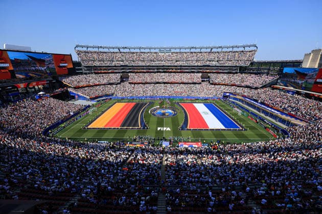 Football - FIFA World Cup, WM, Weltmeisterschaft, Fussball - Round of 32 - Germany v Paraguay 29th June 2026 - FIFA World Cup - Round of 32 - Germany v Paraguay - A general view of the Gillette Stadium (Boston Stadium) - Photo: Simon Stacpoole Offside. Foxborough USA *** Fußball – FIFA-Weltmeisterschaft, Runde der letzten 32: Deutschland gegen Paraguay, 29. Juni 2026 – FIFA-Weltmeisterschaft, Runde der letzten 32: Deutschland gegen Paraguay – Gesamtansicht des Gillette Stadiums (Boston Stadium). Foto: Simon Stacpoole, Offside, Foxborough, USA  Copyright: xSimonxStacpoolexOffside