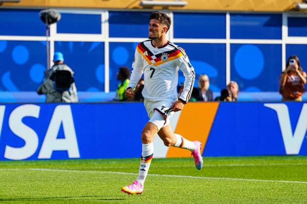Kai Havertz of Germany celebrates his goal Germany v Paraguay, 2026 FIFA World Cup, WM, Weltmeisterschaft, Fussball Round of 32, Football, Boston Stadium, Foxborough, Massachusetts, USA - 29 Jun 2026Foxborough Boston Stadium Massachusetts (MA) United States of America  Copyright: xJavierxGarcia Shutterstockx 16969211av