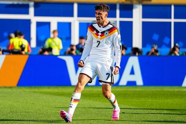 Kai Havertz of Germany celebrates his goal Germany v Paraguay, 2026 FIFA World Cup, WM, Weltmeisterschaft, Fussball Round of 32, Football, Boston Stadium, Foxborough, Massachusetts, USA - 29 Jun 2026Foxborough Boston Stadium Massachusetts (MA) United States of America  Copyright: xJavierxGarcia Shutterstockx 16969211ay