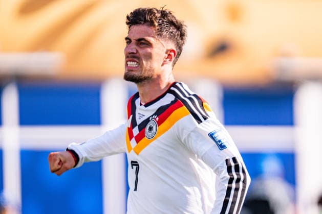 FIFA Fussball Weltmeisterschaft 2026, Sechszehntelfinale, Deutschland vs. Paraguay, 29.06.2026, Boston Stadium Tor zum 1:1 durch Kai Havertz (Deutschland) *** 2026 FIFA World Cup, Round of 32, Germany vs. Paraguay, June 29, 2026, Boston Stadium: Kai Havertz scores the 1-1 goal for Germany Copyright: xBahhoxKarax