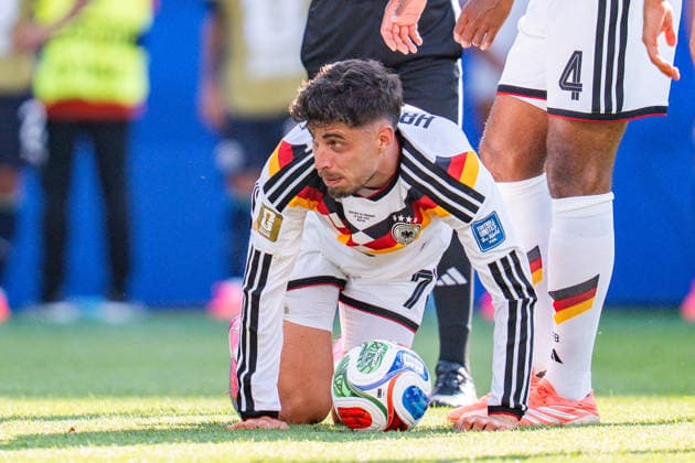 FIFA Fussball Weltmeisterschaft 2026, Sechszehntelfinale, Deutschland vs. Paraguay, 29.06.2026, Boston Stadium Jonathan Tah (Deutschland) Kai Havertz (Deutschland) Aleksandar Pavlovic (Deutschland) *** 2026 FIFA World Cup, Round of 32, Germany vs. Paraguay, June 29, 2026, Boston Stadium Jonathan Tah (Germany) Kai Havertz (Germany) Aleksandar Pavlovic (Germany) Copyright: xBahhoxKarax