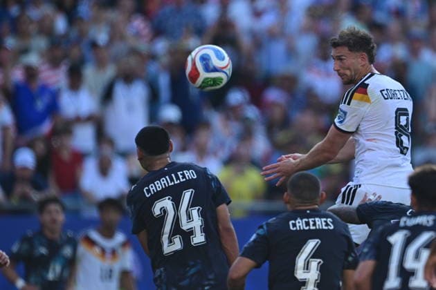 Germany v Paraguay - FIFA World Cup, WM, Weltmeisterschaft, Fussball 2026 - Round of 32 FOXBOROUGH, USA - JUNE 29: Goretzka (8) of Germany in action during the 2026 FIFA World Cup Round of 32 match between Germany and Paraguay at Boston Stadium (Gillette Stadium) in Foxborough, Massachusetts, United States on June 29, 2026. Abdulhamid Hosbas Anadolu Massachusetts United States. Editorial use only. Please get in touch for any other usage.  Copyright: x2026xAnadoluxAbdulhamidxHosbasx