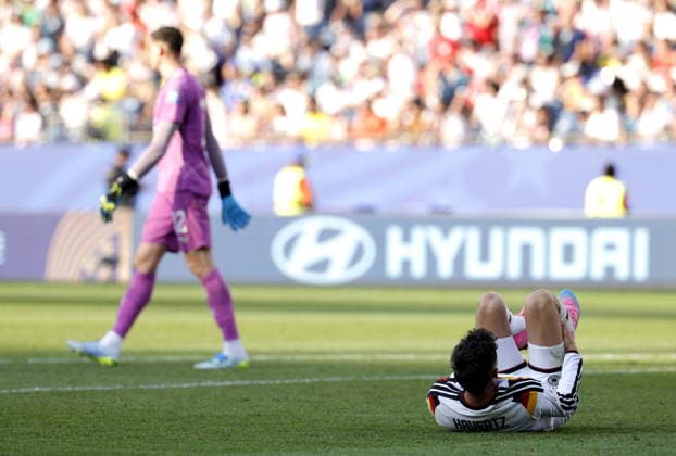 FIFA World Cup, WM, Weltmeisterschaft, Fussball 2026 - Round of 32 - Germany vs Paraguay Kai Havertz of Germany lies on the pitch during the FIFA World Cup 2026 Round of 32 match Germany against Paraguay, in Boston, USA, 29 June 2026. FOXBOROUGH United States  Copyright: xSHAWNxTHEWx