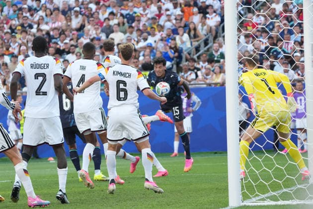 Chance Gustavo Gomez (Paraguay, 15) - Boston 29.06.2026: Deutschland vs. Paraguay, Gilette Stadium, World Cup 26 Sechzehntel-Finale *** Chance Gustavo Gomez Paraguay, June 15, 2026, Boston, Germany vs. Paraguay, Gilette Stadium, World Cup 26, Round of 32