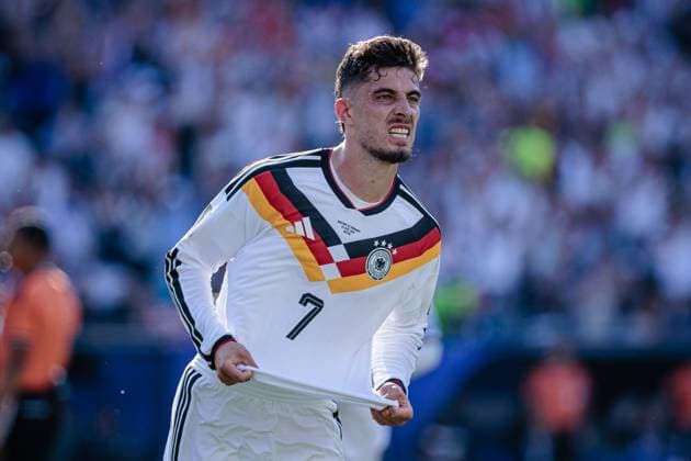 RECORD DATE NOT STATED match between Germany and Paraguay for the 2026 FIFA World Cup, WM, Weltmeisterschaft, Fussball Boston (MA), 06 29 2026 - World Cup Germany vs Paraguay - Kai Havertz goal celebration during the match between Germany and Paraguay for the FIFA World Cup 2026 Round of 32 at Boston Stadium on Monday afternoon, June 29, 2026 in Boston, Massachusetts, USA. Credit: Paulo H Dias PhD Press TheNews2.(Foto: Phd Press Thenews2 imago images) SPO  Copyright: xPHDxPRESSx